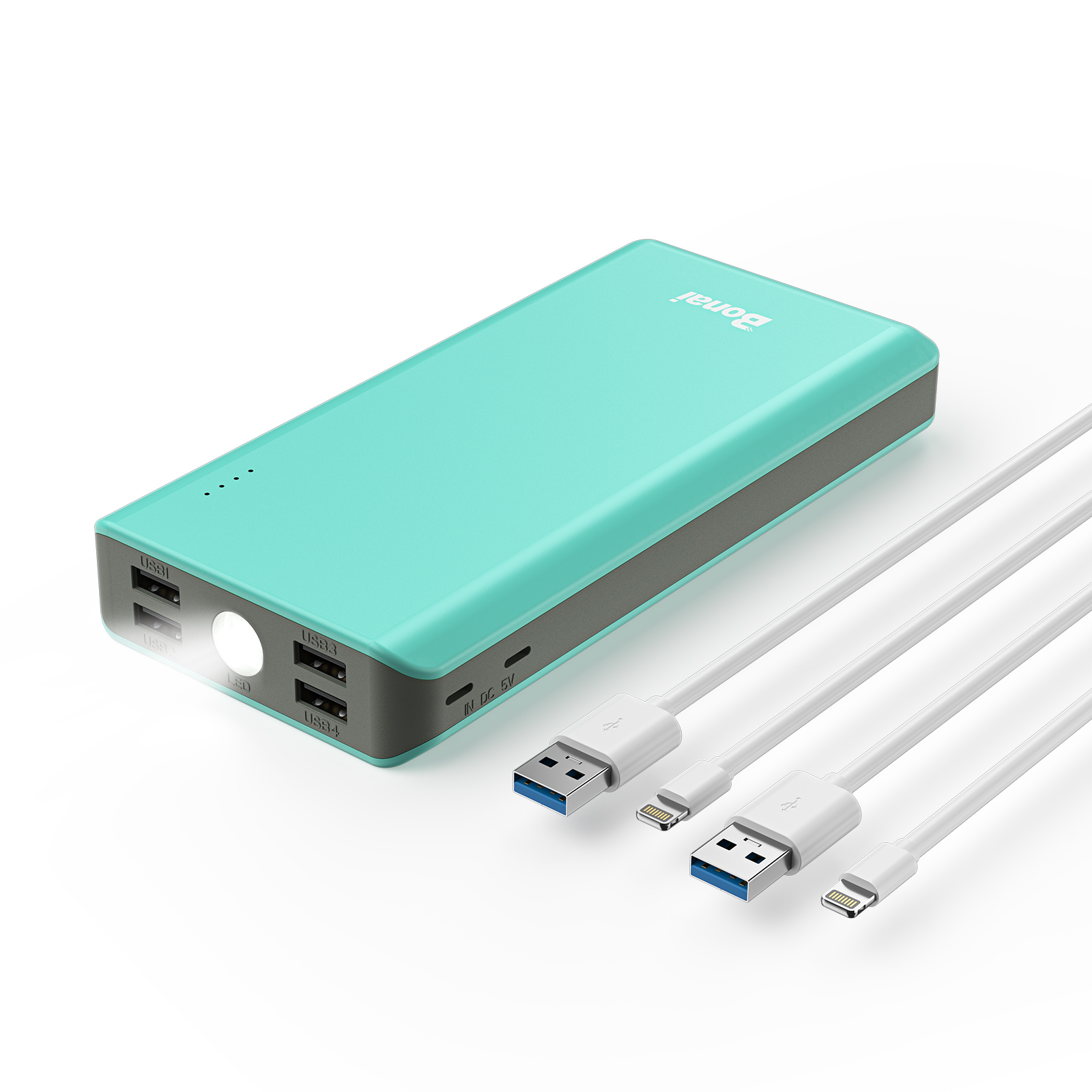 Portable charger 30000mAh mint