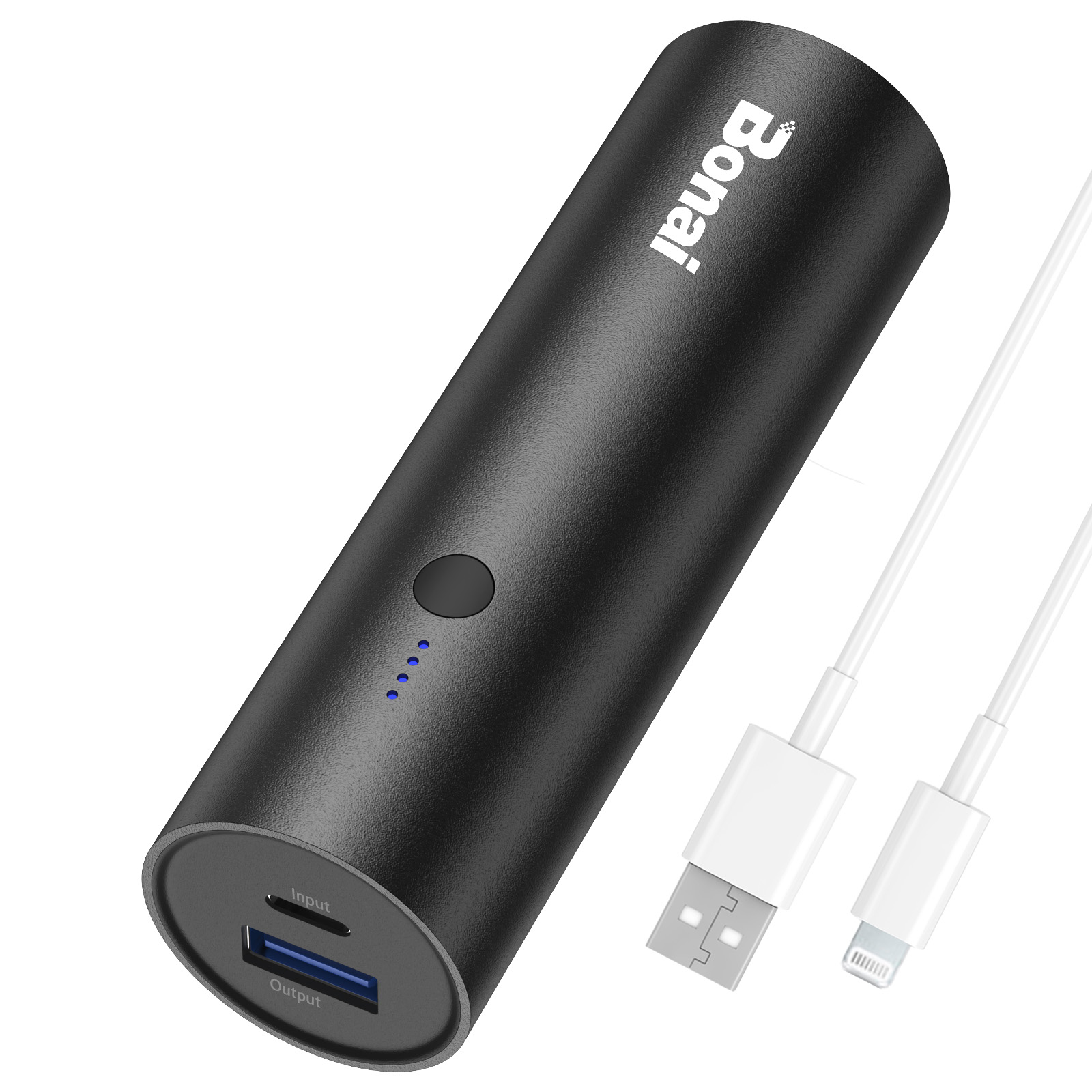Portable charger 5000mAh balck